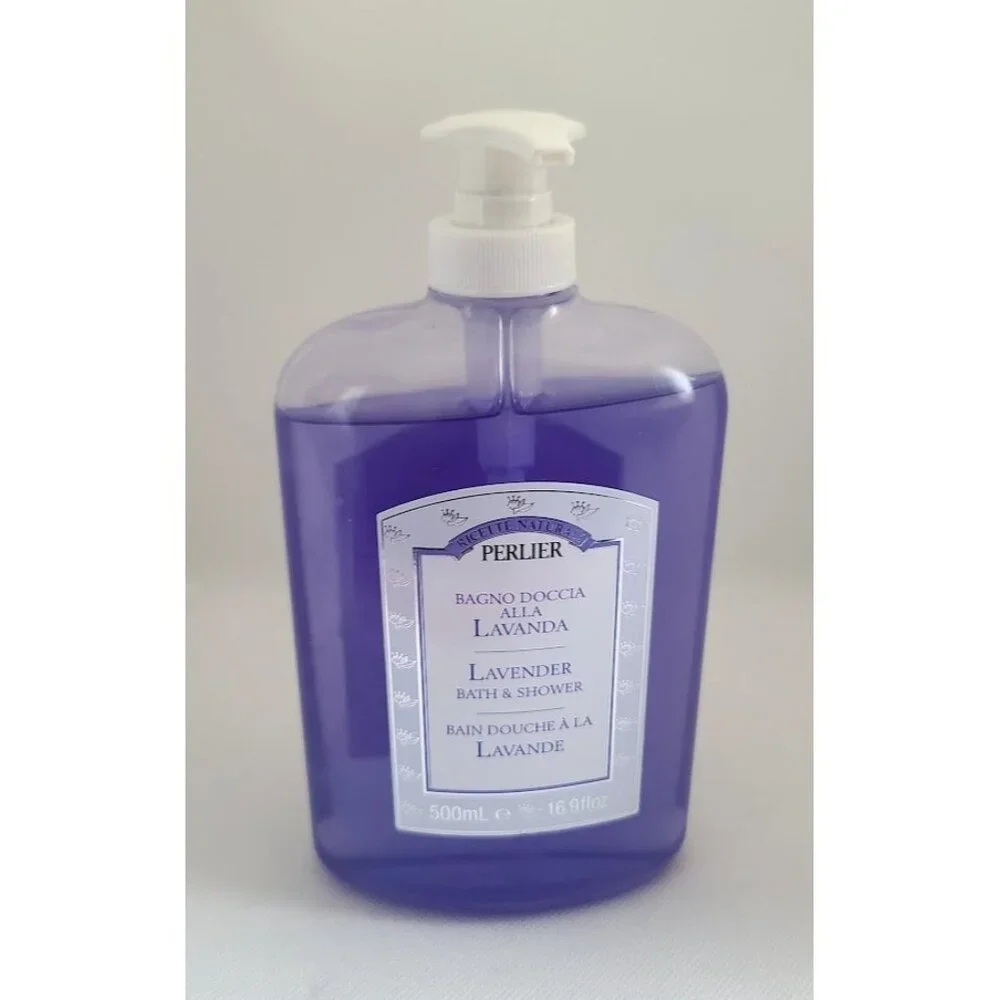 Perlier Natural Recipe Lavender Lotion Bath Shower Gel Set 16.9oz Made in Italy